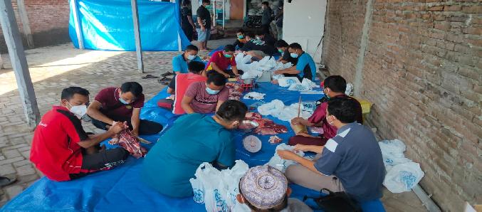 RSUMP Mengadakan Penyembelihan Qurban sesuai dengan Prokes